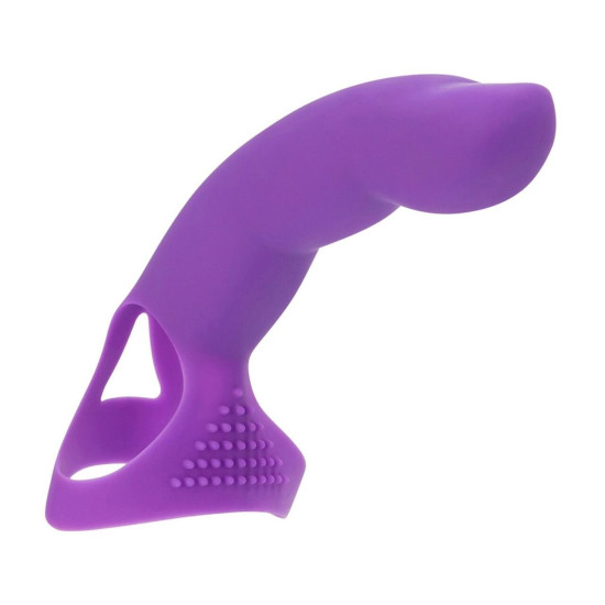 Насадка-дилдо на палець, фіолетова Simple&True Extra Touch Finger Dong Purple