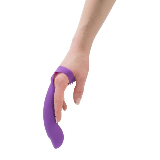 Насадка-дилдо на палець, фіолетова Simple&True Extra Touch Finger Dong Purple
