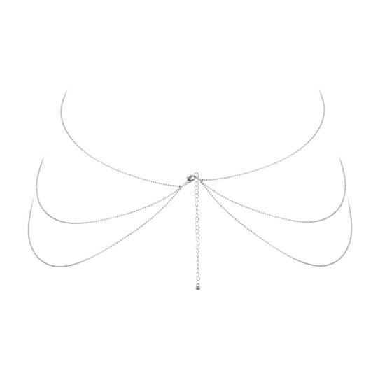 Украшение для тела - цепочка, серебристая Bijoux Indiscrets Magnifique 8 Body Chain Silver