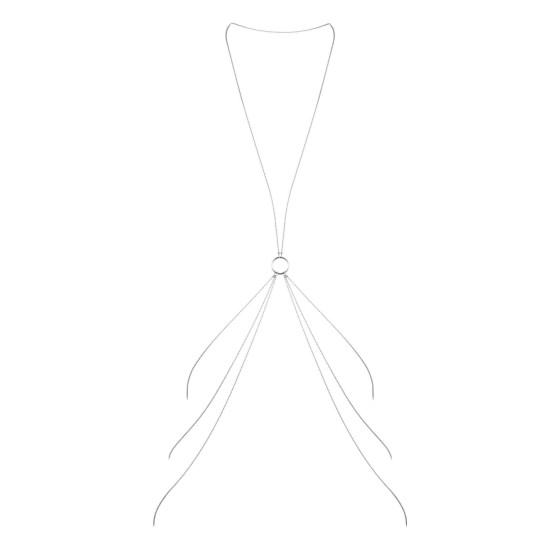 Украшение для тела - цепочка, серебристая Bijoux Indiscrets Magnifique 8 Body Chain Silver