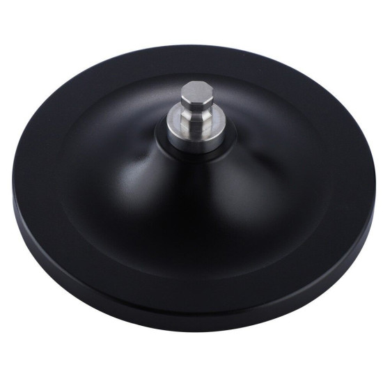 Черный адаптер с присоской 4,5", система KlicLok Hismith Suction Cup Adapter 4.5″ KlicLok Black