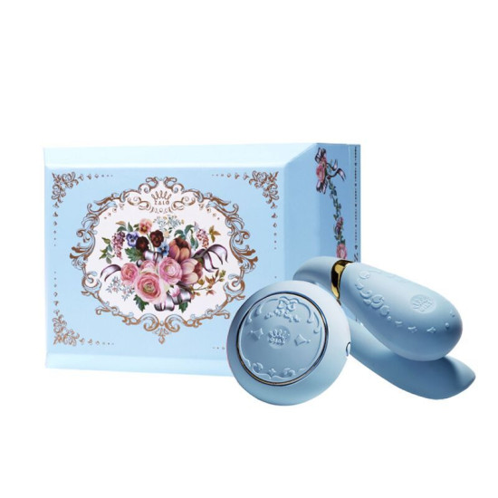 Смартвібратор для пар з пультом ДУ, синій Zalo Fanfan Set Royal Blue