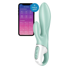 Смарт вибратор-кролик с функцией надувания Satisfyer Air Pump Bunny 5+