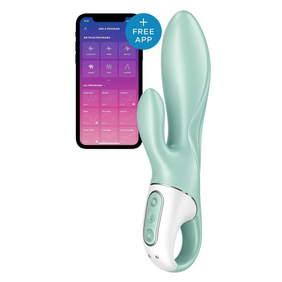 Смарт-вібратор-кролик з функцією надування Satisfyer Air Pump Bunny 5+