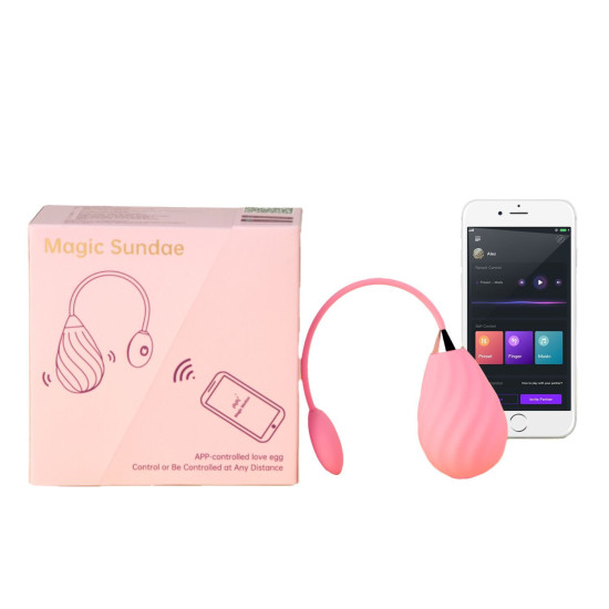 Смарт-віброяйце, рожеве Magic Motion Sundae Pink