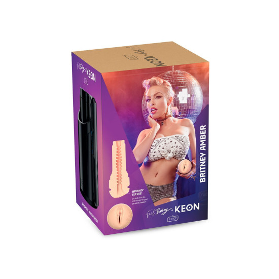 Інтерактивна секс-машина для чоловіків з мастурбатором Feel Britney Kiiroo Keon Kombo Set
