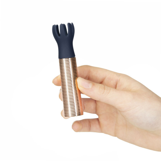 Вібромасажер, синій Pillow Talk Secrets Desires 6-Piece Mini Massager Set - Navy