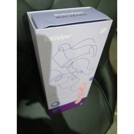 Двосторонній вібратор-кролик, рожевий Satisfyer Triple Oh Pink (пом'ята упаковка)