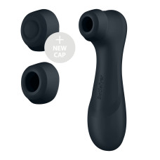 Вакуумный клиторальный стимулятор, тёмно-серый Satisfyer Pro 2 Generation 3 with Liquid Air Dark Grey