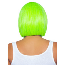Неоново-зелена перука каре, довжина 12″ Leg Avenue 12″ Neon Short Bob Wig Neon Green