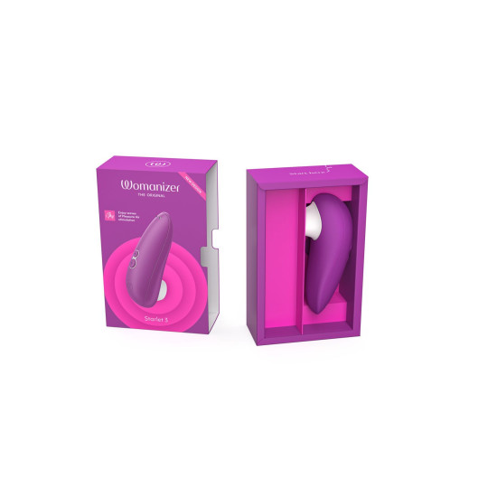 Фіолетовий вакуумний кліторальний стимулятор Womanizer Starlet 3 Violet