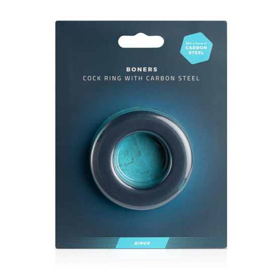 Эрекционное кольцо с углеродистой сталью Boners Cock Ring With Carbon Steel