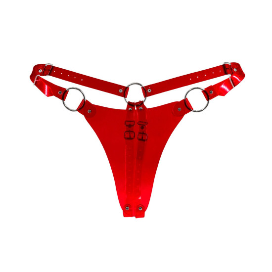 Трусики классические, красные прозрачные Feral Feelings String Bikini Red Transparent