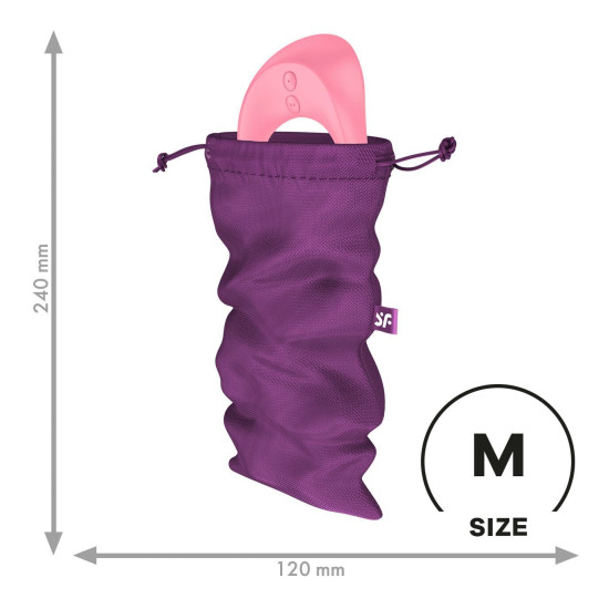 Мешочек для хранения игрушек, фиолетовый Satisfyer Treasure Bag Violet, M