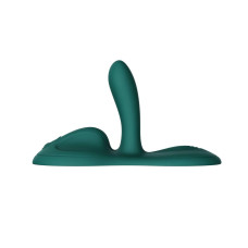 Смарт-вибратор Sit-on-top, 9 моторов, бирюзовый Zalo Flora Smart Vibrating Pad Turquoise Green
