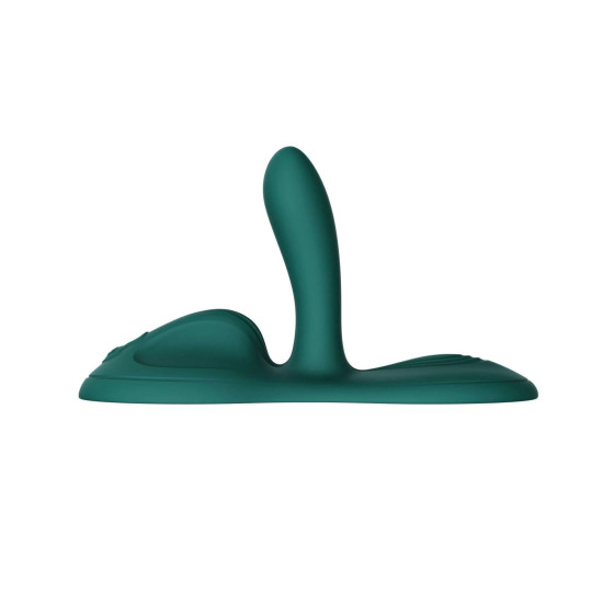 Смарт-вібратор Sit-on-top, 9 моторів, бірюзовий Zalo Flora Smart Vibrating Pad Turquoise Green