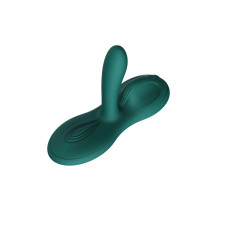 Смарт-вибратор Sit-on-top, 9 моторов, бирюзовый Zalo Flora Smart Vibrating Pad Turquoise Green