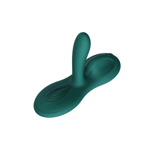 Смарт-вібратор Sit-on-top, 9 моторів, бірюзовий Zalo Flora Smart Vibrating Pad Turquoise Green