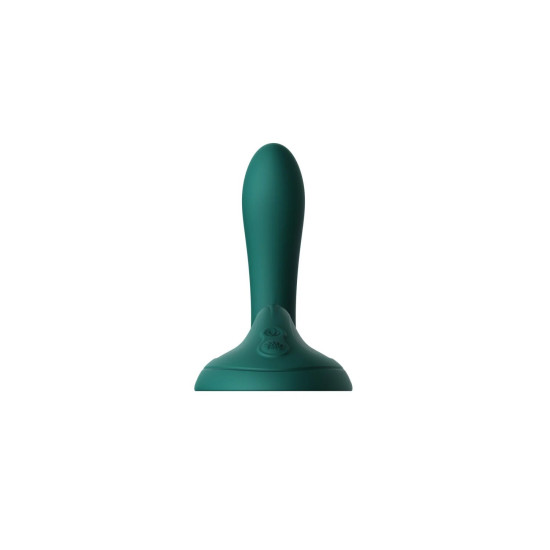 Смарт-вібратор Sit-on-top, 9 моторів, бірюзовий Zalo Flora Smart Vibrating Pad Turquoise Green