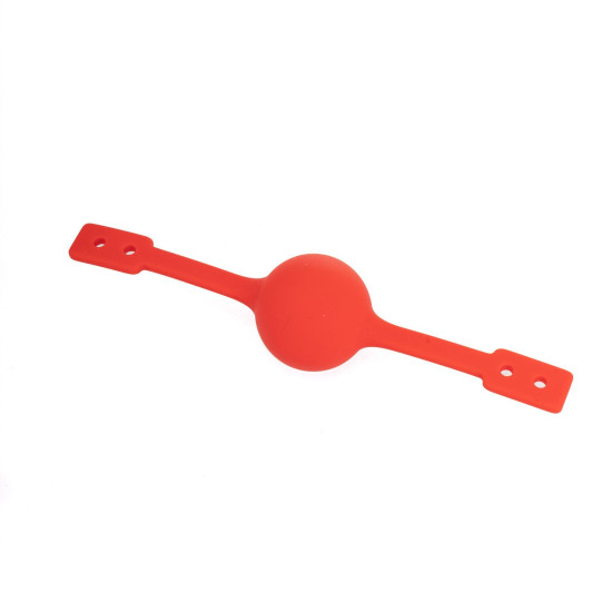 Шкіряний кляп з двома насадками, чорний Lockink Ball-Gag & Gag-Bite Set Black