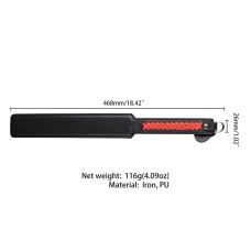Падл з плетеною ручкою Lockink Sevanda Braided-Handle Spanking Paddle