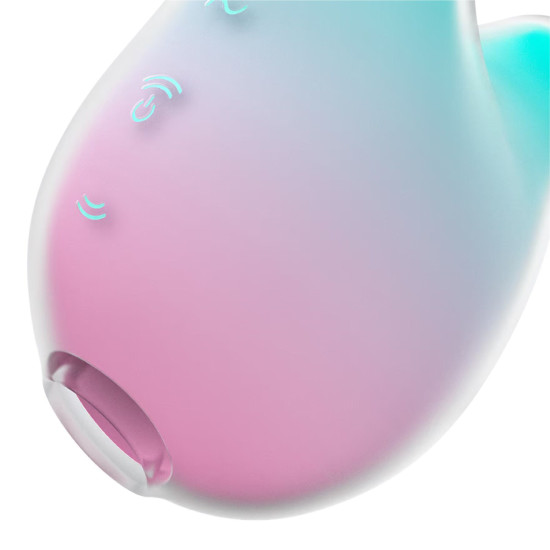 Вакуумний кліторальний стимулятор, м'ятно-рожевий Satisfyer Mermaid Vibes Mint/Pink