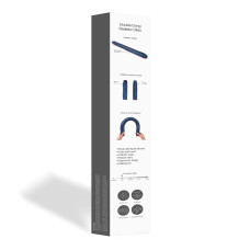 Подвійний фалоімітатор Strap-On-Me Double Dong Realistic Dildo, Snaky Metallic Color