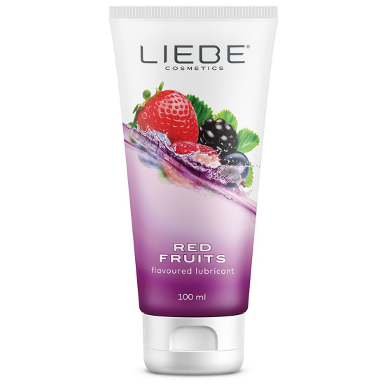 Лубрикант на водной основе со вкусом красных фруктов Liebe Lubricant Red Fruits, 100 мл