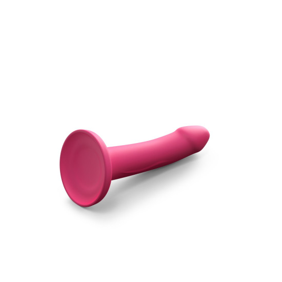 Фаллоимитатор на присоске, длина 14,3 см, диаметр 3 см, малиновый - Dorcel Real Pleasure Magenta, S