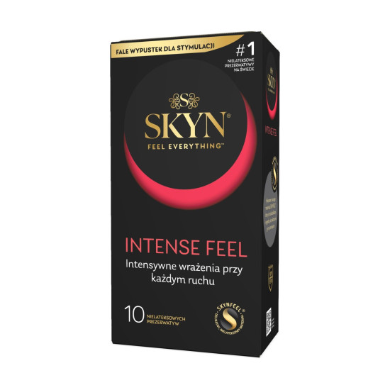 Текстуровані презервативи з крапками та рельєфом SKYN Intense Feel, 10 шт