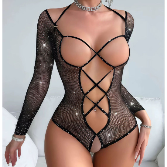 Бодістокінг, чорний Black JSY WW7203, One Size