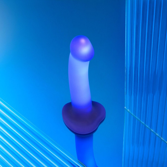 Світиться дилдо, фіолетовий Strap-On-Me Glow-LED Dildo Purple, M