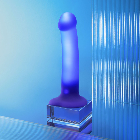 Світиться дилдо, фіолетовий Strap-On-Me Glow-LED Dildo Purple, M
