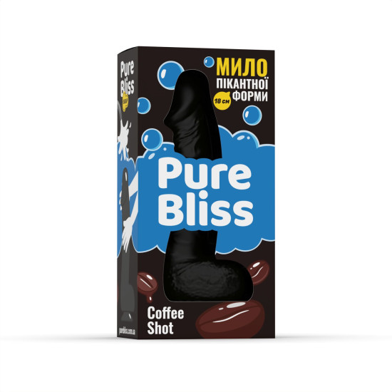 Ароматне мило у формі члена з ароматом кави Pure Bliss Black Coffee Shot, 18 cm