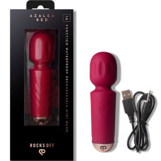 Вібромасажер, 16 режимів Rocks Off Mini Wand Azalea Red