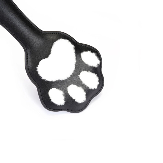 Паддл у вигляді кошачої лапки, чорно-білий Liebe Seele Round Paddle Black/White
