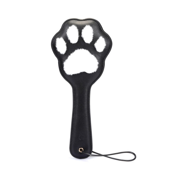 Паддл у вигляді кошачої лапки, чорно-білий Liebe Seele Round Paddle Black/White
