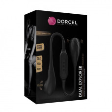 Вибратор на гибкой сцепке со стимуляцией пальчиком Dorcel DUAL EXPLORER