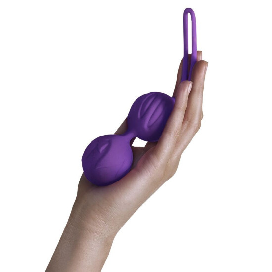 Вагинальные шарики, диаметр 4 см, вес 90 г, фиолетовые Adrien Lastic Geisha Lastic Balls BIG Violet, L