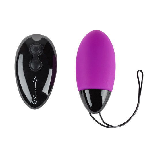Віброяйце фіолетового кольору потужне з пультом ДК Alive Magic Egg Max Violet