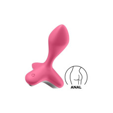 Анальна пробка з вібрацією, діаметр 3,5 см, рожева Satisfyer Game Changer Pink
