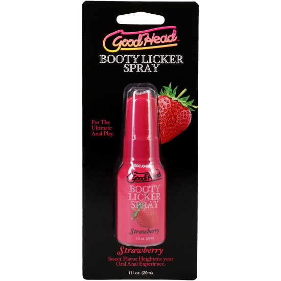 Стимулюючий спрей для анілінгусу зі смаком полуниці Doc Johnson GoodHead Booty Licker Spray Strawberry, 29 ml