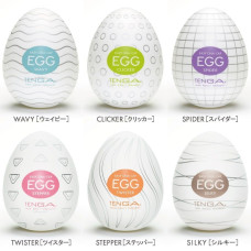 Набор из 6 яиц-мастурбаторов Tenga Egg Variety Pack