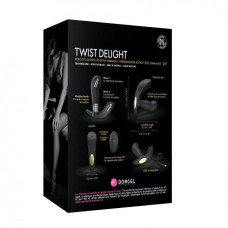 Універсальний вібратор з перловим масажем простати Dorcel Twist Delight