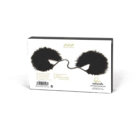 Пір'яні наручники для сексу в подарунковій упаковці Bijoux Indiscrets Za Za Zu Feather Handcuffs