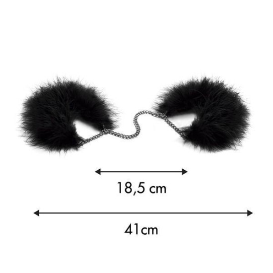 Пір'яні наручники для сексу в подарунковій упаковці Bijoux Indiscrets Za Za Zu Feather Handcuffs