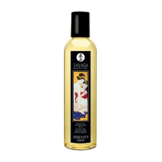 Натуральна зволожуюча масажна олія з ароматом моной Shunga Serenity Monoi, 250 ml
