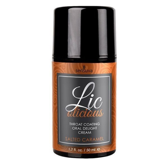 Гель для минета со вкусом соленой карамели Sensuva Lic-o-licious Salted Caramel, 50 ml