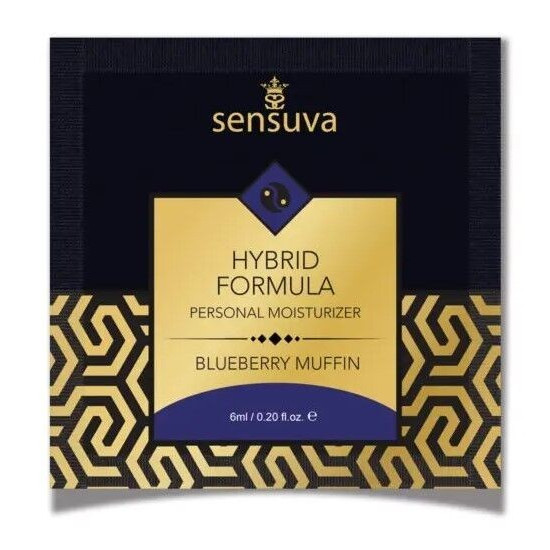Пробник густой интимной смазки Sensuva Ultra-Thick Hybrid Formula Blueberry Muffin, 6 ml