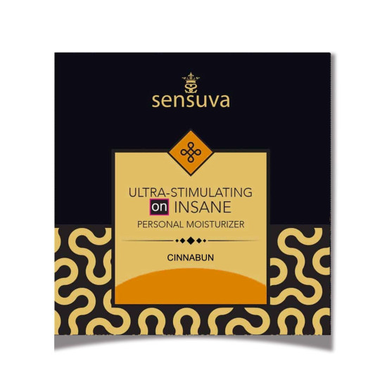 Пробник возбуждающей смазки со вкусом булочки с корицей Sensuva Ultra-Stimulating On Insane Cinnabun, 6 ml